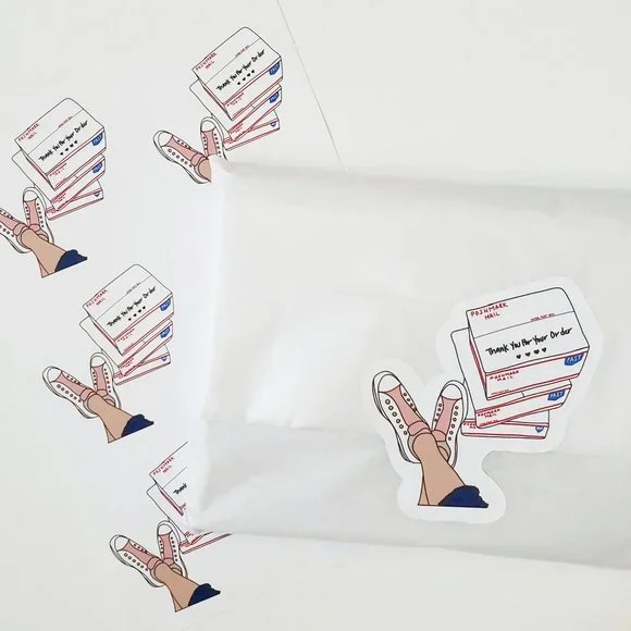 LB011 Custom Handmade Poshmark Stickers USPS Packages Thank You  [Price Firm] - Picture 6 of 8